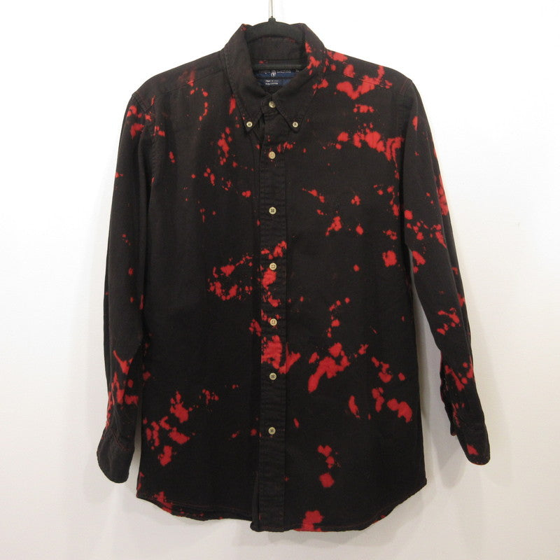 RALPH LAUREN | Ralph Lauren Long-Sleeve Shirt Made in USA Era: 90s Color: Black Size: XL