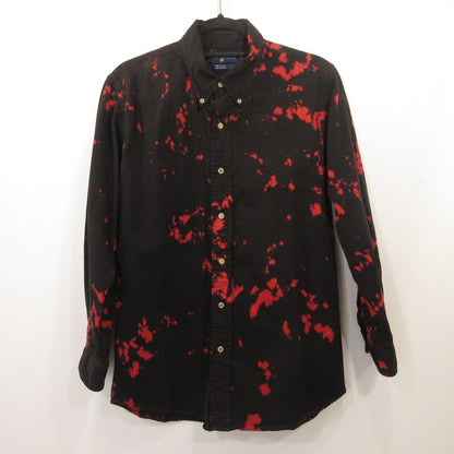 RALPH LAUREN | Ralph Lauren Long-Sleeve Shirt Made in USA Era: 90s Color: Black Size: XL