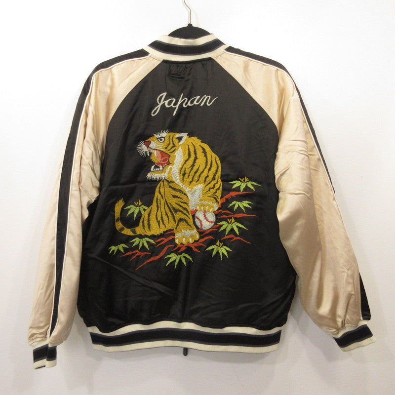 KRIFF MAYER | KRIFF MAYER Reversible Souvenir Embroidered Sukajan Souvenir Jacket 2515102 Black Size: M