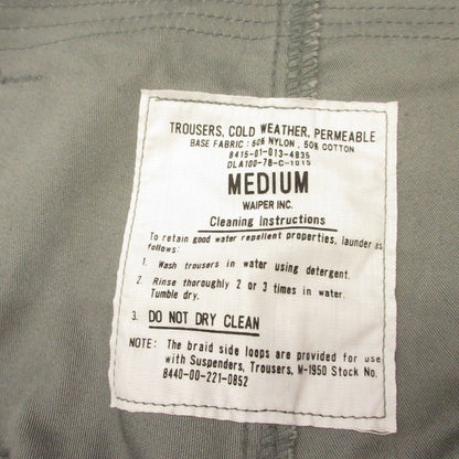 Pants 25WP126 Gray Size: M