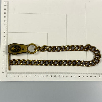 COFFIN SKULL WALLET CHAIN ウォレットチェーン swc-17 真鍮【姫路東店】
