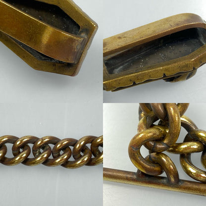 COFFIN SKULL WALLET CHAIN ウォレットチェーン swc-17 真鍮【姫路東店】