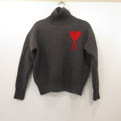 AMI | Ami Turtleneck Sweater Sweater UKS402.018 Authentic Domestic Product Gray Size: M