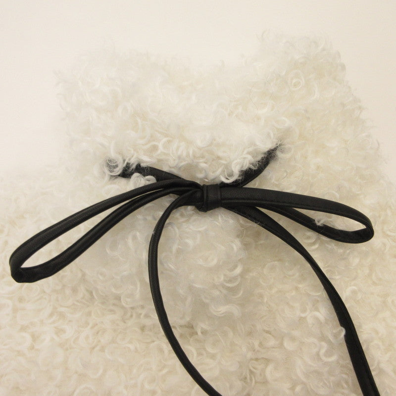 FRAY I.D | FRAY I.D Ribbon Boa Fur Jacket Outerwear FWFJ255051 Size: F White