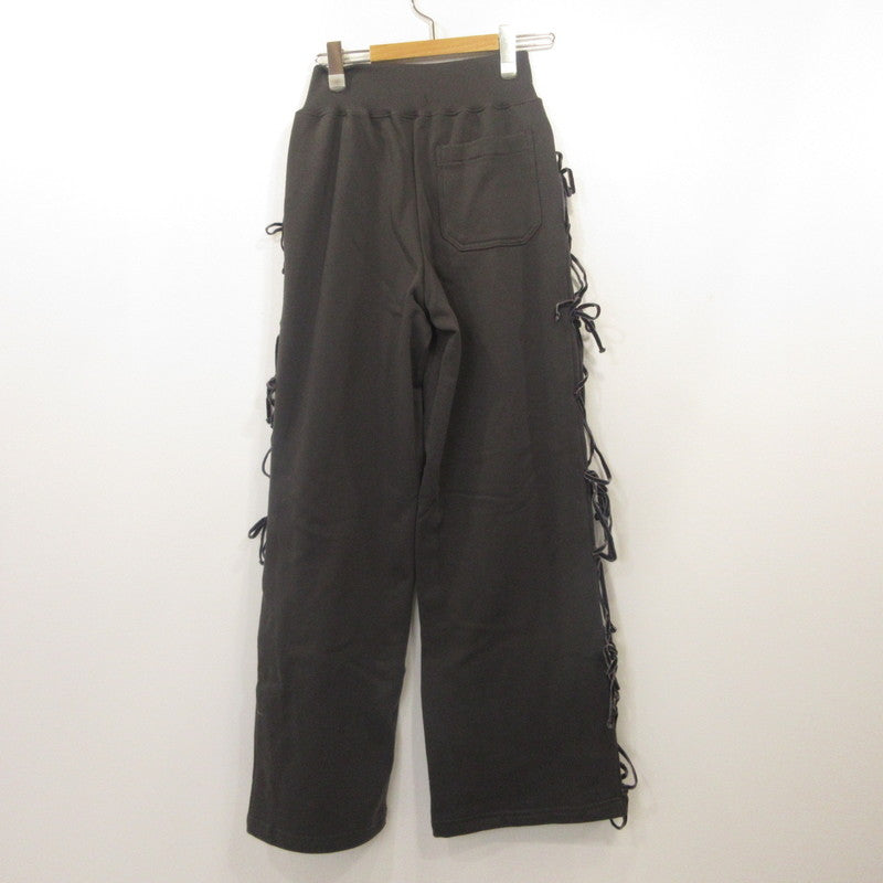 snidel | Snidel Lace-Up Pants SWCP25428 Black Size: 1