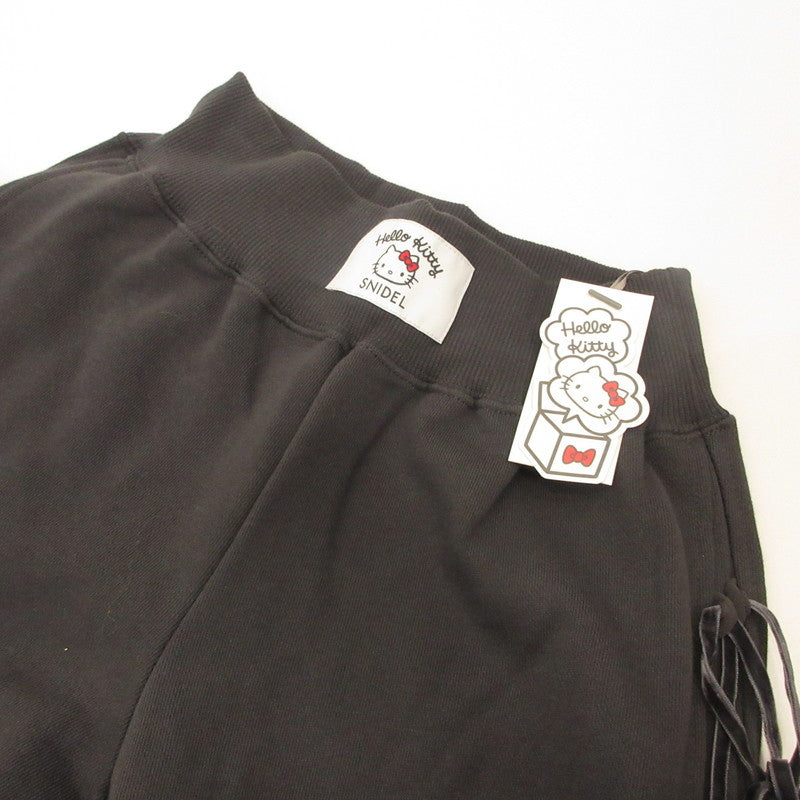 snidel | Snidel Lace-Up Pants SWCP25428 Black Size: 1