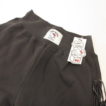 snidel | Snidel Lace-Up Pants SWCP25428 Black Size: 1