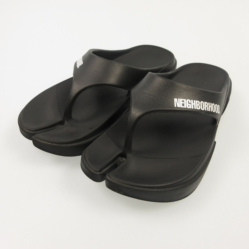 NEIGHBORHOOD | NEIGHBORHOOD FLIPFLOP Sandals 241BP44N-FW01 ×PAES Black 26cm