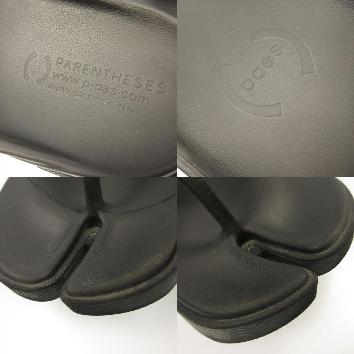 NEIGHBORHOOD | NEIGHBORHOOD FLIPFLOP Sandals 241BP44N-FW01 ×PAES Black 26cm