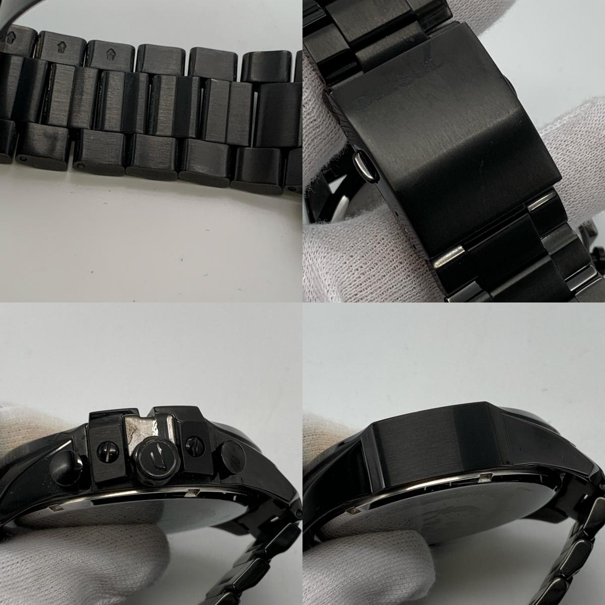 DIESEL | ディーゼル MEGA CHIEF 腕時計 DZ-4318 アナログクォーツ ブラック