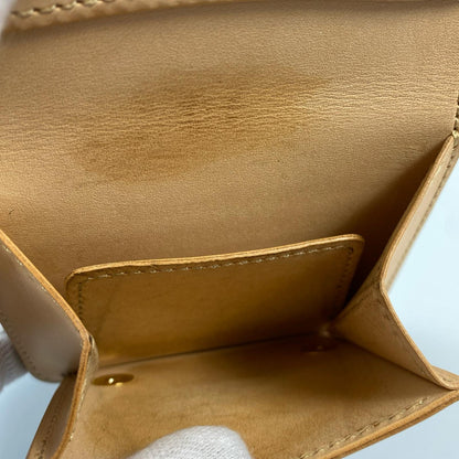 WILDSWANS | ワイルドスワンズ SADDLE PULL UP 二つ折り財布 PALM V2/SD/NT ベージュ【姫路東店】