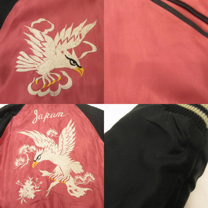 TAILOR TOYO (Toyo Enterprise) | TAILOR TOYO Early 1950s Style ACETATE SUKA SOUVENIR JACKET TT15682 WHITE EAGLE×LANDSCAPE Size: M