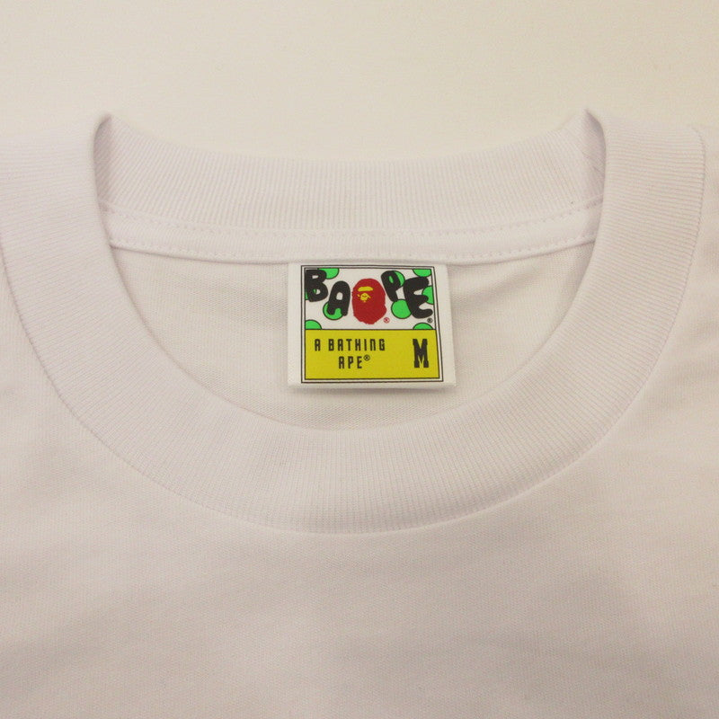 A BATHING APE | A BATHING APE RICH BRIAN COLLEGE RELAXED FIT TEE Short Sleeve T-Shirt 1L23110936 × 88RISING White Size: M