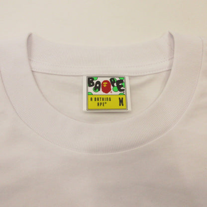 A BATHING APE | A BATHING APE RICH BRIAN COLLEGE RELAXED FIT TEE Short Sleeve T-Shirt 1L23110936 × 88RISING White Size: M