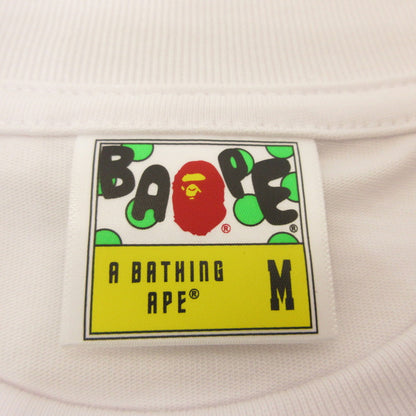 A BATHING APE | A BATHING APE RICH BRIAN COLLEGE RELAXED FIT TEE Short Sleeve T-Shirt 1L23110936 × 88RISING White Size: M
