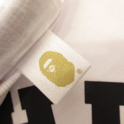 A BATHING APE | A BATHING APE RICH BRIAN COLLEGE RELAXED FIT TEE Short Sleeve T-Shirt 1L23110936 × 88RISING White Size: M
