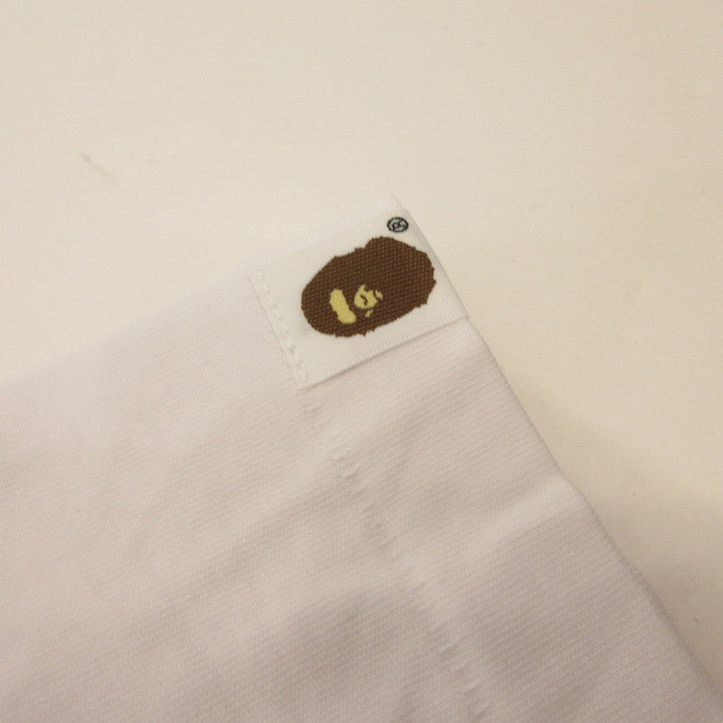 A BATHING APE | A BATHING APE RICH BRIAN COLLEGE RELAXED FIT TEE Short Sleeve T-Shirt 1L23110936 × 88RISING White Size: M