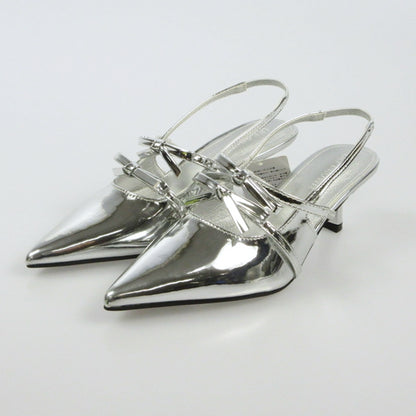 Lily Brown | Lily Brown Ribbon Detail Mules Other Shoes LWGS241313 Silver Size: S