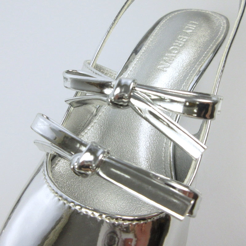 Lily Brown | Lily Brown Ribbon Detail Mules Other Shoes LWGS241313 Silver Size: S