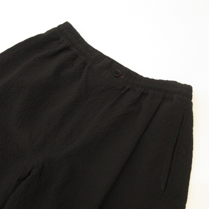 Paul Smith | Paul Smith Airy Seersucker Wide Cargo Pants Cargo Pants 152110 Black Size: M