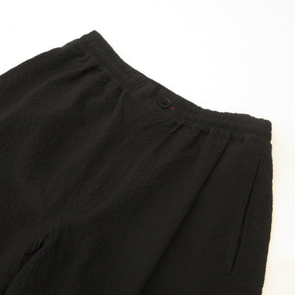 Paul Smith | Paul Smith Airy Seersucker Wide Cargo Pants Cargo Pants 152110 Black Size: M