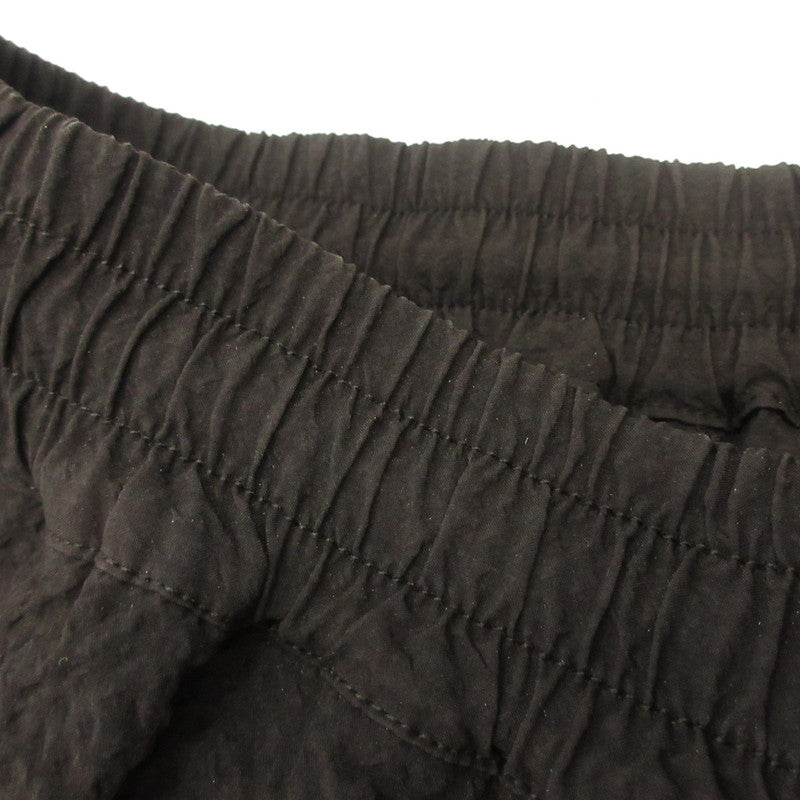 Paul Smith | Paul Smith Airy Seersucker Wide Cargo Pants Cargo Pants 152110 Black Size: M