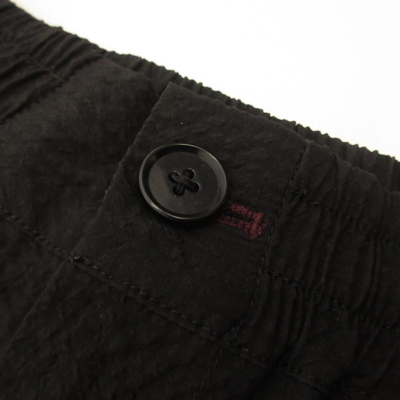 Paul Smith | Paul Smith Airy Seersucker Wide Cargo Pants Cargo Pants 152110 Black Size: M