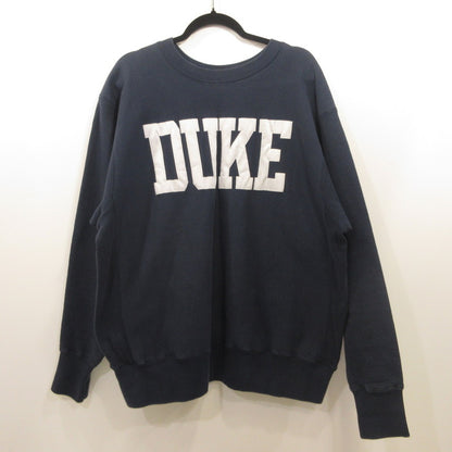 DUKE COLLEGE LOGO スウェット ネイビー サイズ：XL