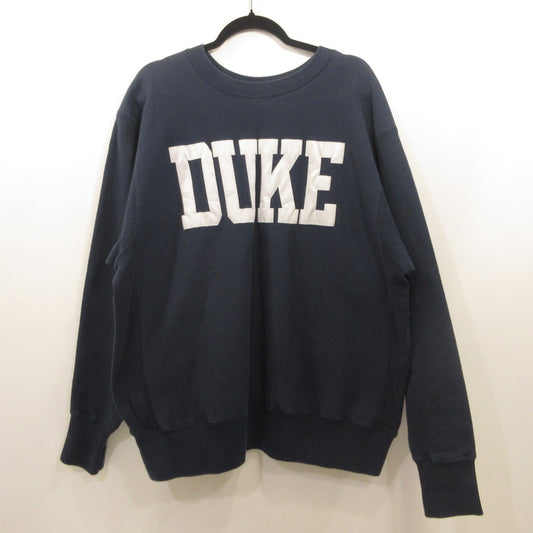 DUKE COLLEGE LOGO スウェット ネイビー サイズ：XL