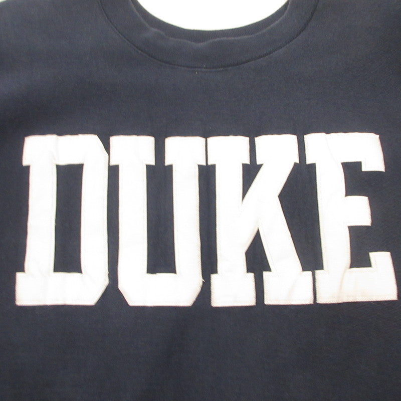 DUKE COLLEGE LOGO スウェット ネイビー サイズ：XL