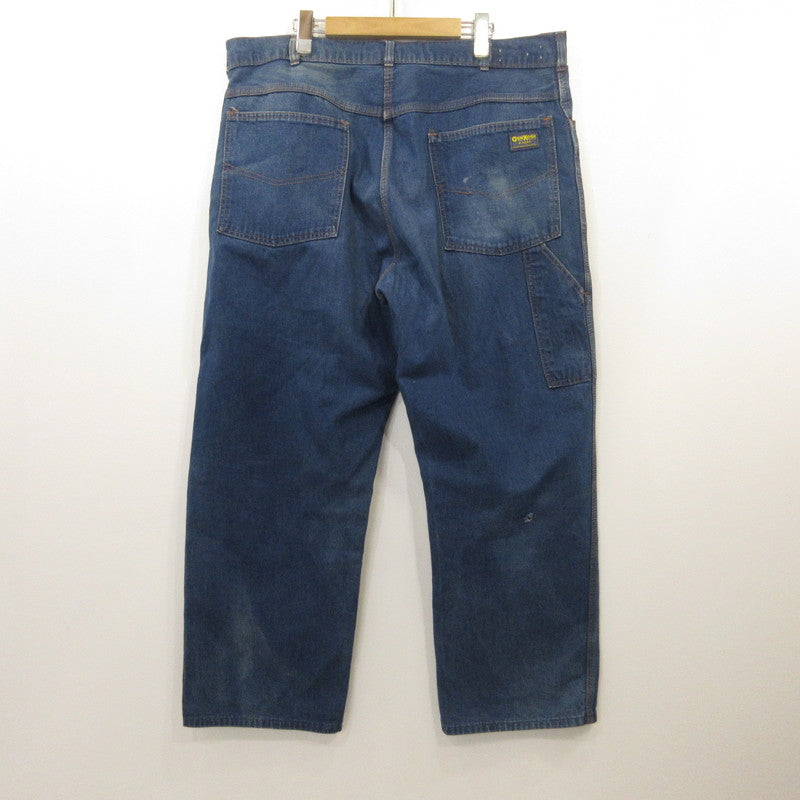 OSHKOSH | OshKosh Denim Pants, 42 TALON, Era: 60-70s, Navy, Size: 42