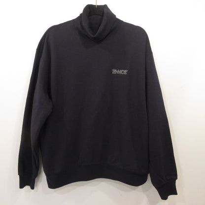 Electric Logo Turtleneck Sweatshirt AW24BRENCT05NTL Navy Size: M