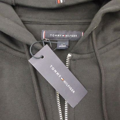 TOMMY HILFIGER | トミーヒルフィガー ESSENTIAL ZIP THROUGH HOODY パーカー 78JB342 ブラック サイズ：S