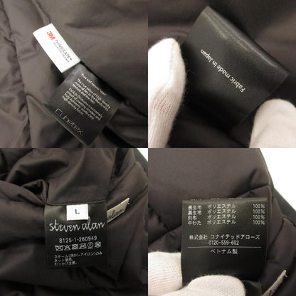 Steven Alan | Steven Alan Daruma Balmacaan Jacket I Padded Jacket 8125-1-260949 Black Size: L