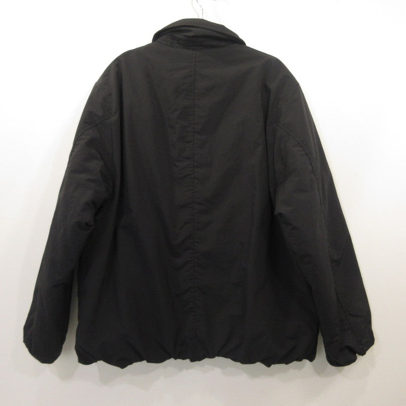 Steven Alan | Steven Alan Daruma Balmacaan Jacket I Padded Jacket 8125-1-260949 Black Size: L
