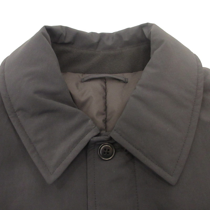 Steven Alan | Steven Alan Daruma Balmacaan Jacket I Padded Jacket 8125-1-260949 Black Size: L