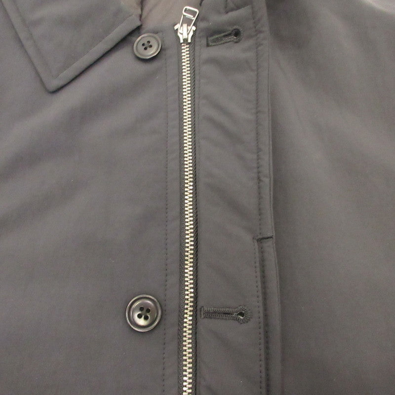 Steven Alan | Steven Alan Daruma Balmacaan Jacket I Padded Jacket 8125-1-260949 Black Size: L