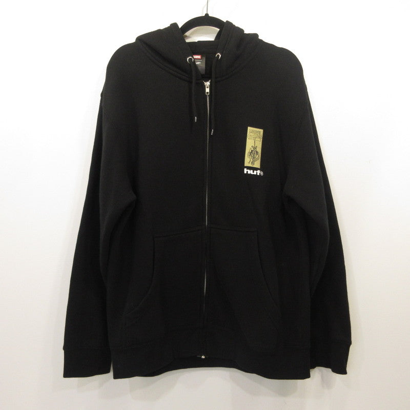 HUF | HUF SPIDER-MAN ARACHKNIGHT FZ HOODIE Hoodie PF00825 ×MARVEL Black Size: L