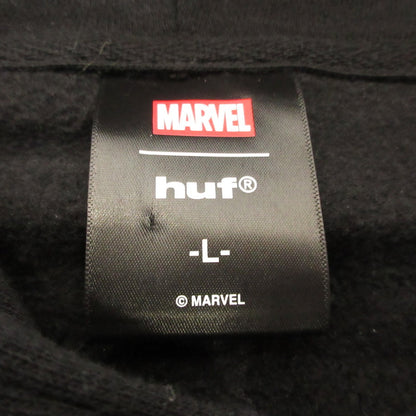 HUF | HUF SPIDER-MAN ARACHKNIGHT FZ HOODIE Hoodie PF00825 ×MARVEL Black Size: L