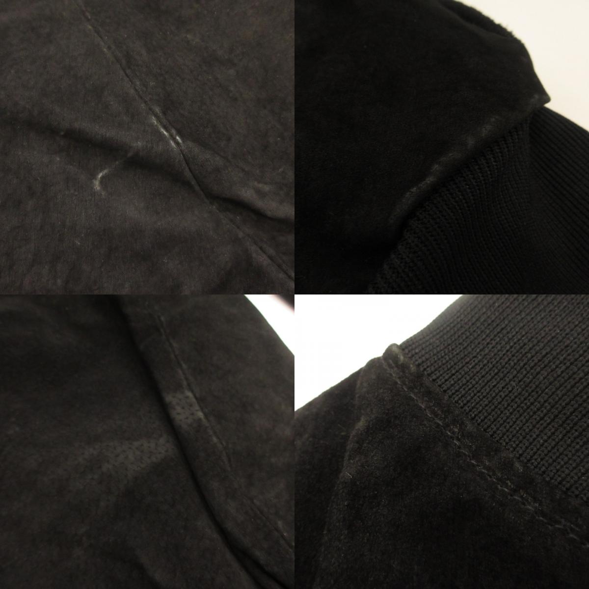 GIORGIO ARMANI | Giorgio Armani LEATHER STADIUM JACKET Leather Black Size: XL