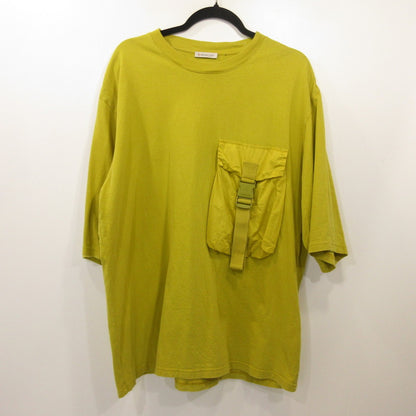 MONCLER | Moncler SS T-SHIRT WITH POCKET DETAIL Short-sleeve T-shirt H209E8C00001 829JS Genuine product JW Anderson Yellow Size: L