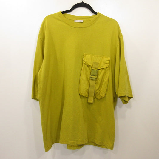 MONCLER | モンクレール SS T-SHIRT WHITH POCKET DETAIL 半袖Ｔシャツ H209E8C00001 829JS 国内正規品 JW anderson イエロー サイズ：L