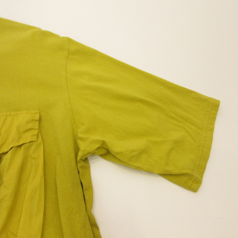 MONCLER | Moncler SS T-SHIRT WITH POCKET DETAIL Short-sleeve T-shirt H209E8C00001 829JS Genuine product JW Anderson Yellow Size: L