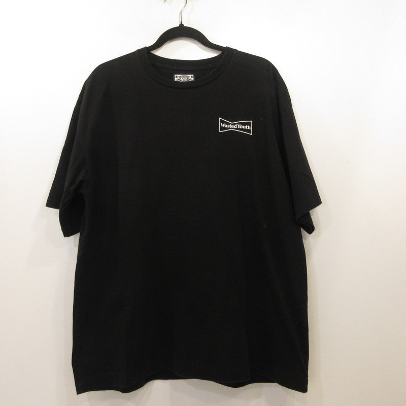 Wasted Youth | ウエステッドユースウェステッドユース Don't bother me anymore Tee 半袖Ｔシャツ ブラック サイズ：XL