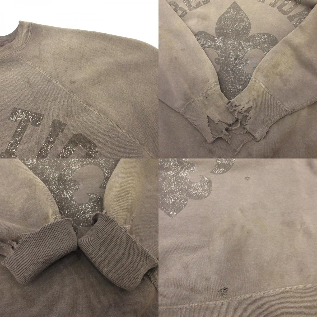 SAINT MICHAEL | Crew Neck Sweatshirt SM-MK8-0000-054 2026S/S Gray Size: L
