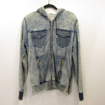 BALMAIN | BALMAIN Hoodie S8H6243J002 Blue Size: S