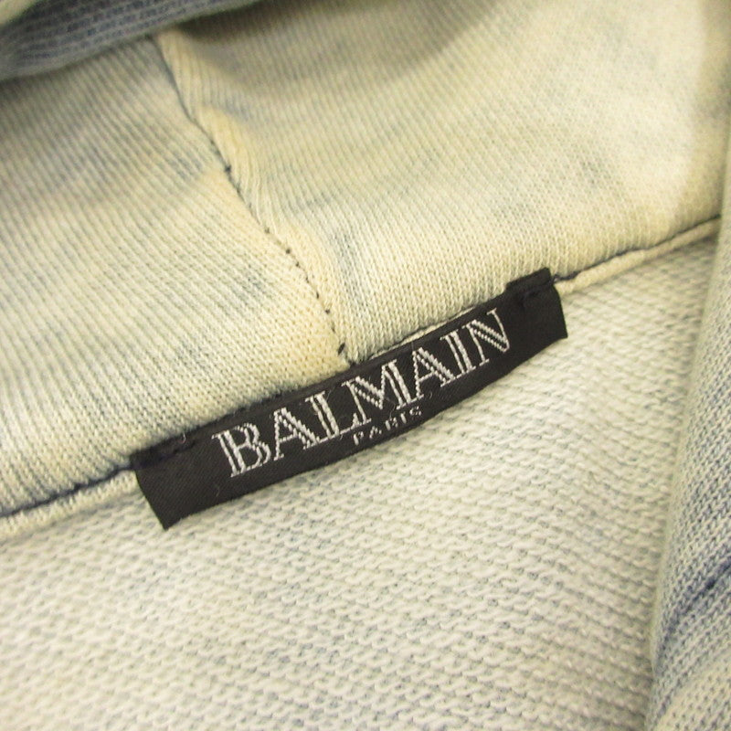 BALMAIN | BALMAIN Hoodie S8H6243J002 Blue Size: S