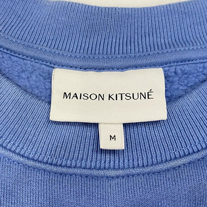 MAISON KITSUNE | メゾンキツネ BOLD FOX HEAD PATCH COMFORT SWEATSHIRT スウェット MM00316KM0307 スウェットシャツ ブルー サイズ：M【姫路東店】