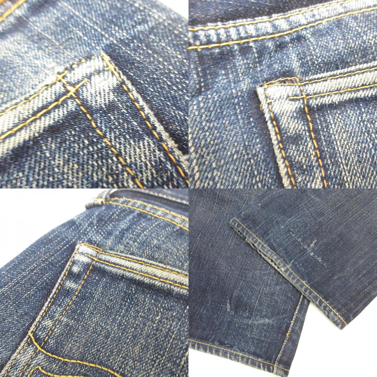 THE FLAT HEAD | The Flat Head Denim Pants Blue Size: 32
