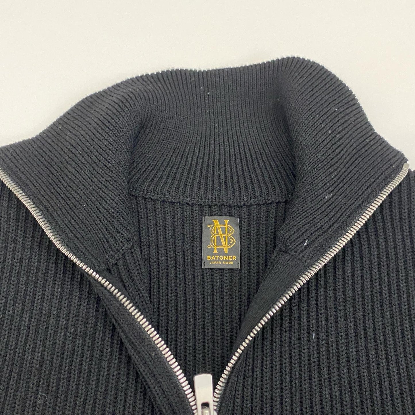 BATONER | バトナー DRIVERS KNIT VEST ベスト BN-25FM-102 ブラック サイズ：2【姫路東店】